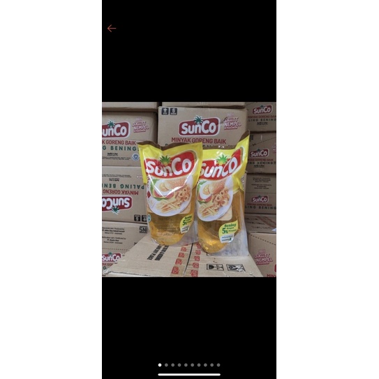 minyak sunco 2liter refil pouch ecer dan kartonan