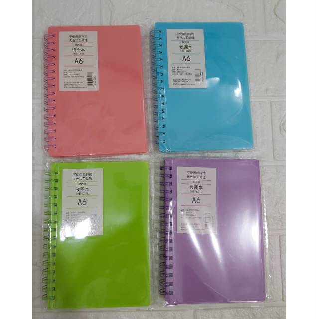 

Note book/diary spiral polos A6