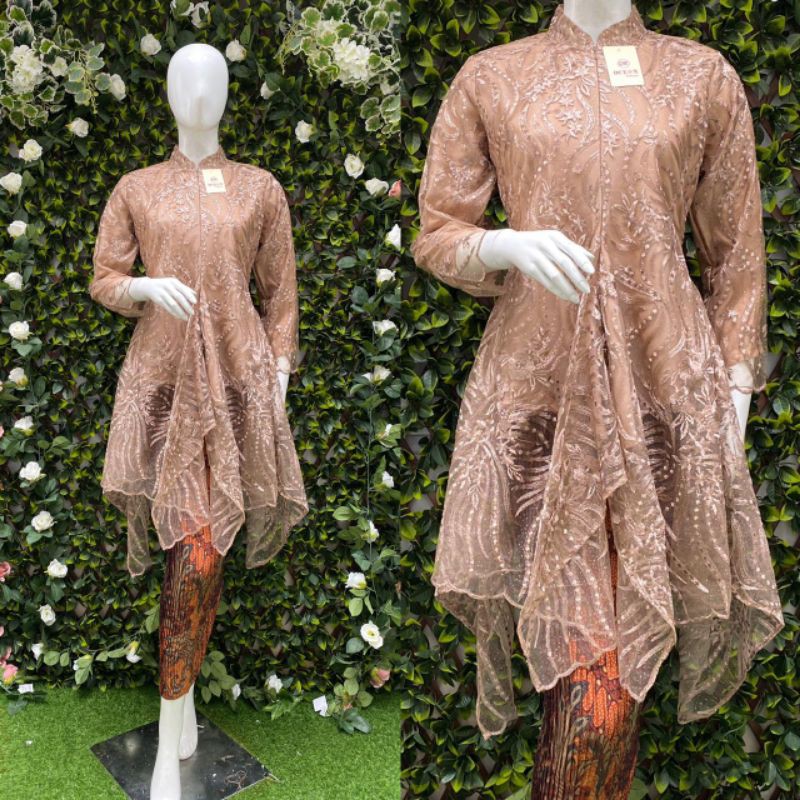 Kebaya Wisuda / Kebaya Brukat / Kebaya Modern / Kebaya Pesta / Kebaya / Kebaya Mewah / Kebaya Busui-Mocca