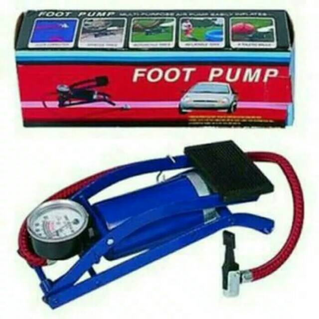 Foot Pump - Pompa Injak - Pompa Injak Ban - Pompa Angin Manual