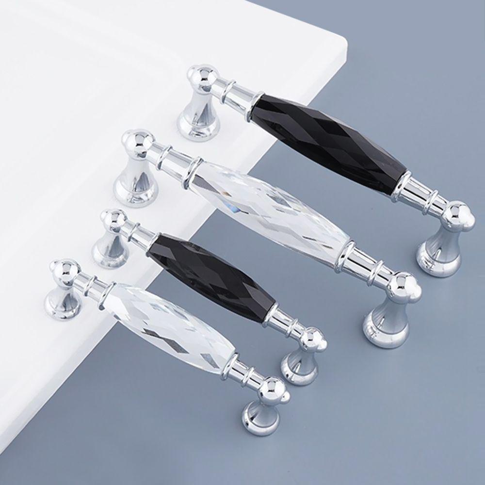 TOP Crystal Handle Modern Zinc Alloy Lemari Furniture Hardware Gagang Lemari