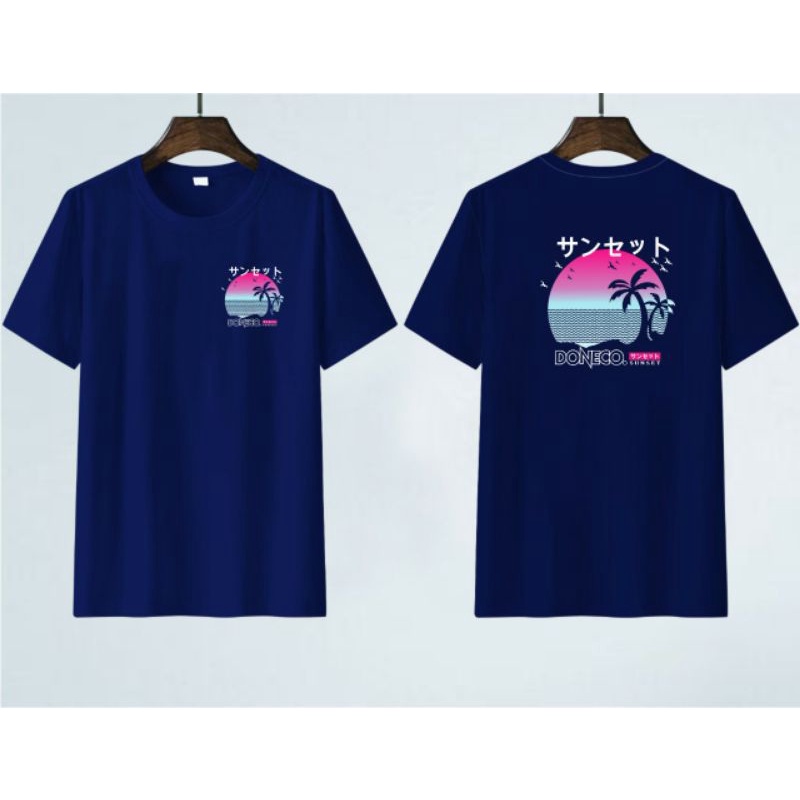 kaos pria distro sablon dtf size M L XL XXL