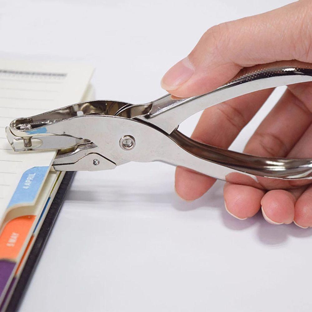 Lanfy Hole Punches Alat Pemotong Peralatan Pengikat Kertas Kantor Metal Punch Kokoh