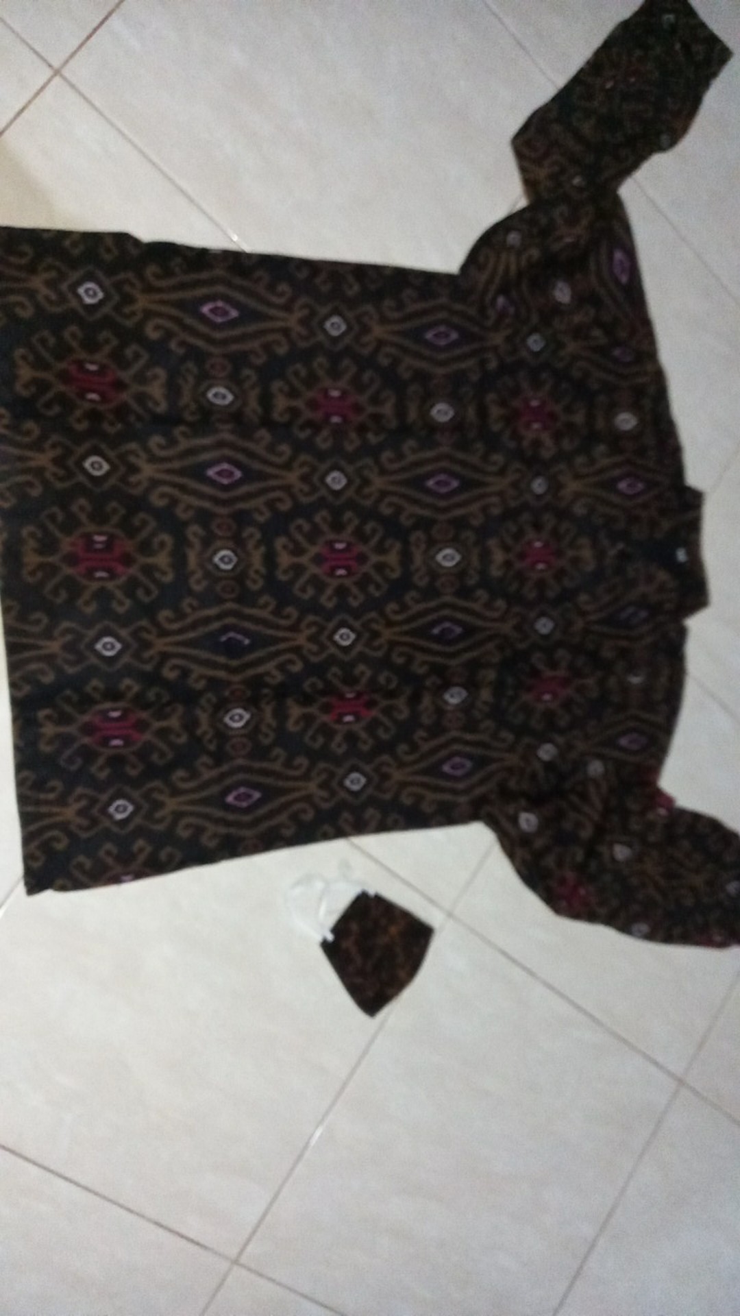 Batik Pria Asli Solo Full Furing Lengan Panjang Kain Katun Halus Baturadenan Motif Alien