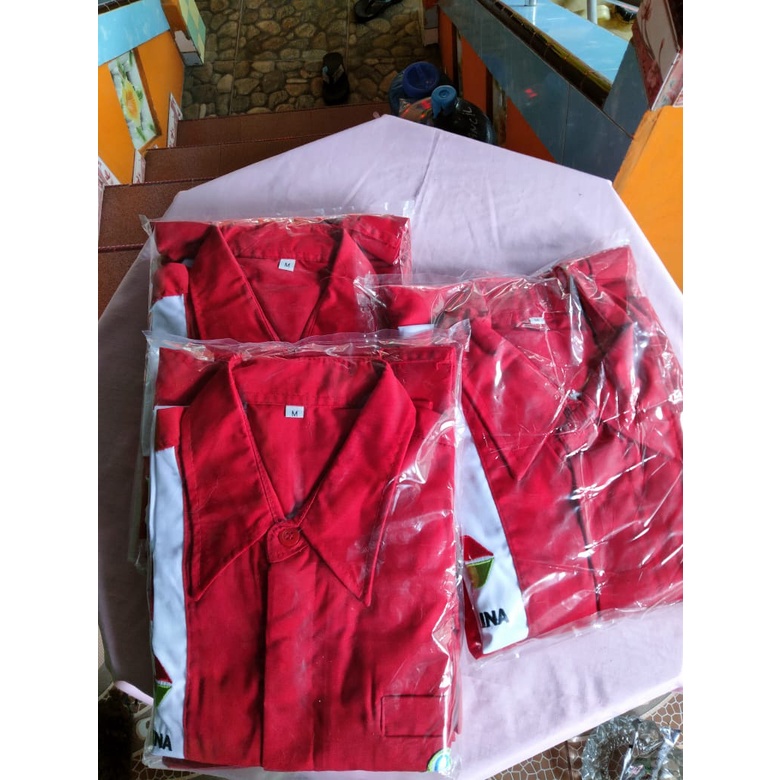 Seragam Operator SPBU/Pertashop Lengan Pendek