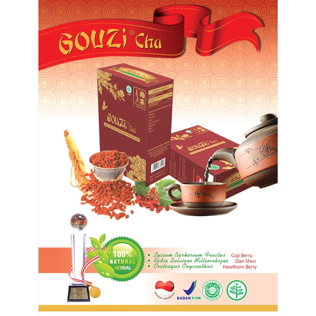 

GOUZI CHA - TEH HERBAL KESEHATAN JANTUNG ORIGINAL 100%