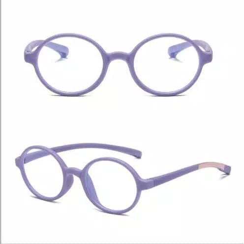Kacamata Anti Blueray Bulat Belajar Daring