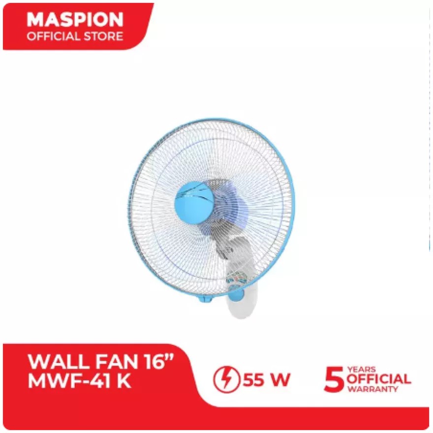 Wall Fan Maspion MWF-41K Kipas Angin Dinding 16inch