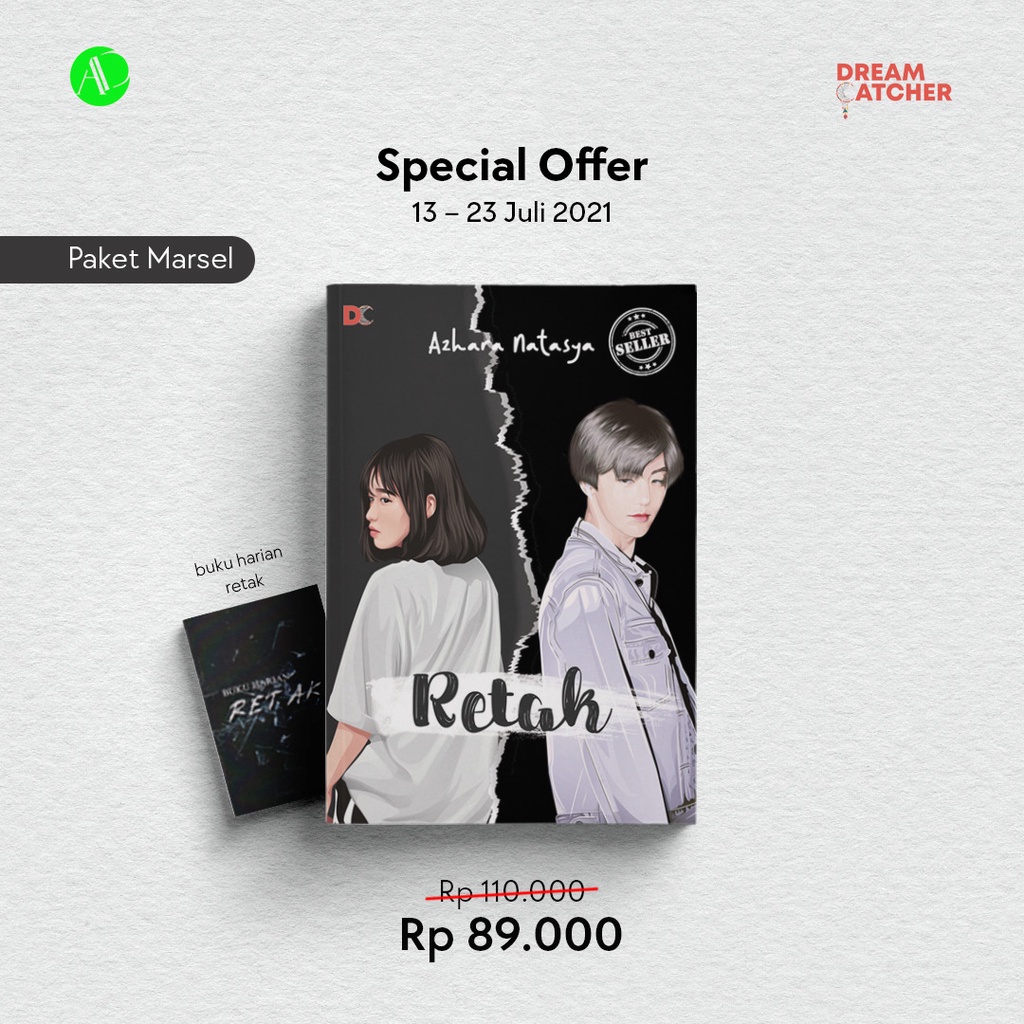 Novel Retak - Azhara Natasya-Paket Marsel