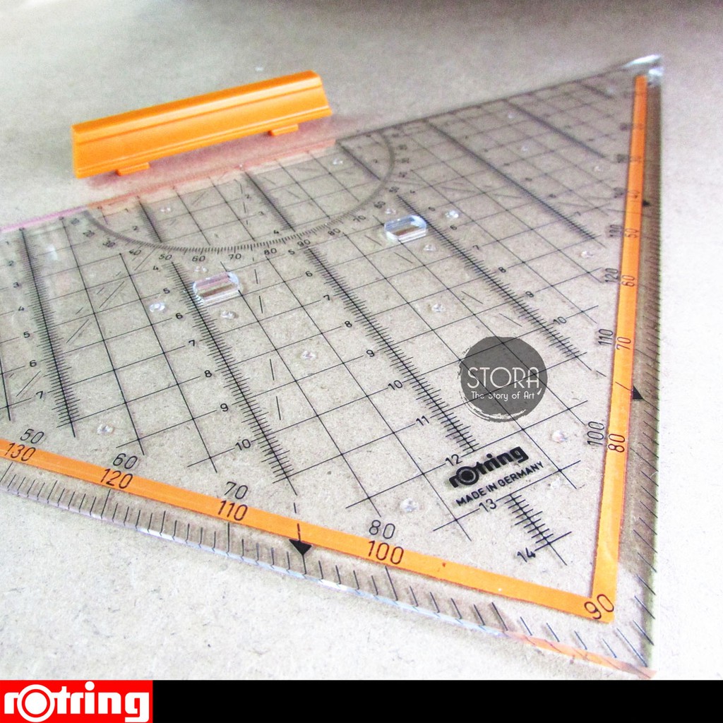 

Rotring Penggaris Segitiga Pegangan Centro Geometry 32cm Ori Asli Tiangle Ruler Segi Tiga