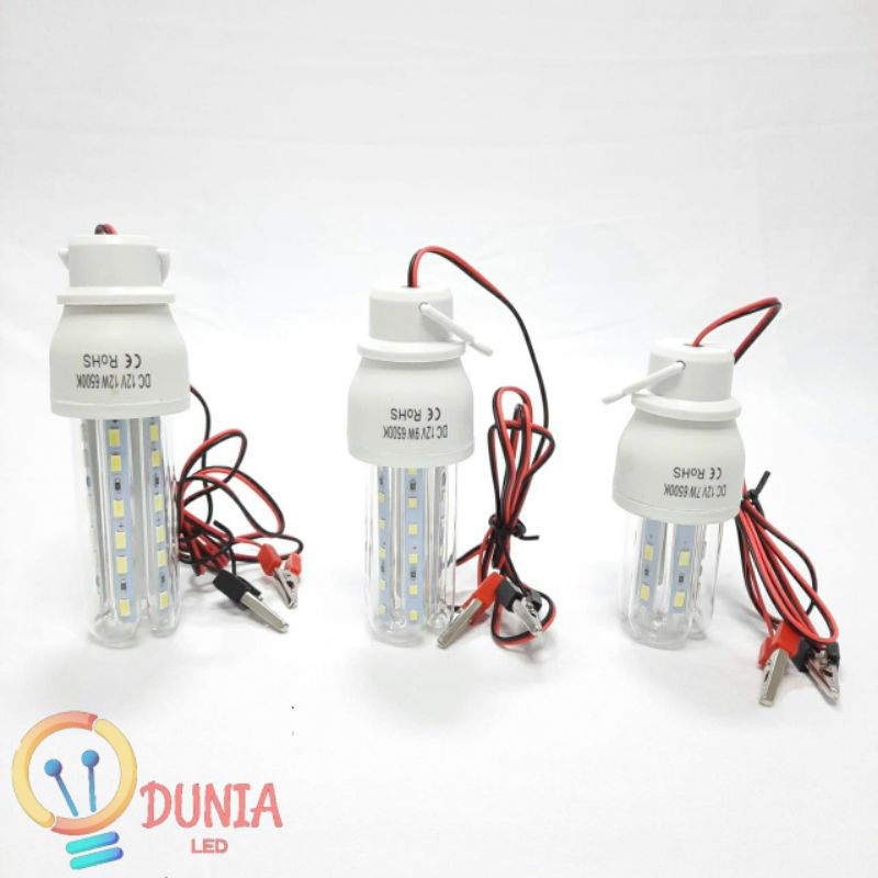 Lampu LED DC 12 Volt Cahaya Putih Lampu DC 3U