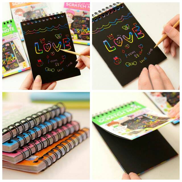 Magic Scratch Art Note Book