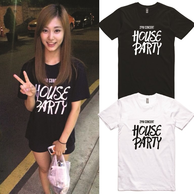IDOL FASHION TWICE TZUYU 2PM CONCERT HOUSE PARTY T-SHIRT