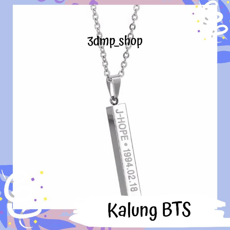 Kalung Necklace BTS KPOP V Taehyung Jungkook Jimim Suga Rapmonster RM Jhope