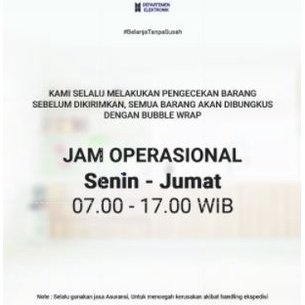 Tambah kardus - packing untuk lebih aman MURAH BANGET / GARANSI RESMI