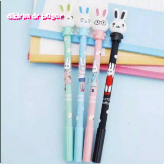 

MOS Pulpen Gel Kelinci Bunny Lucu ~♥~