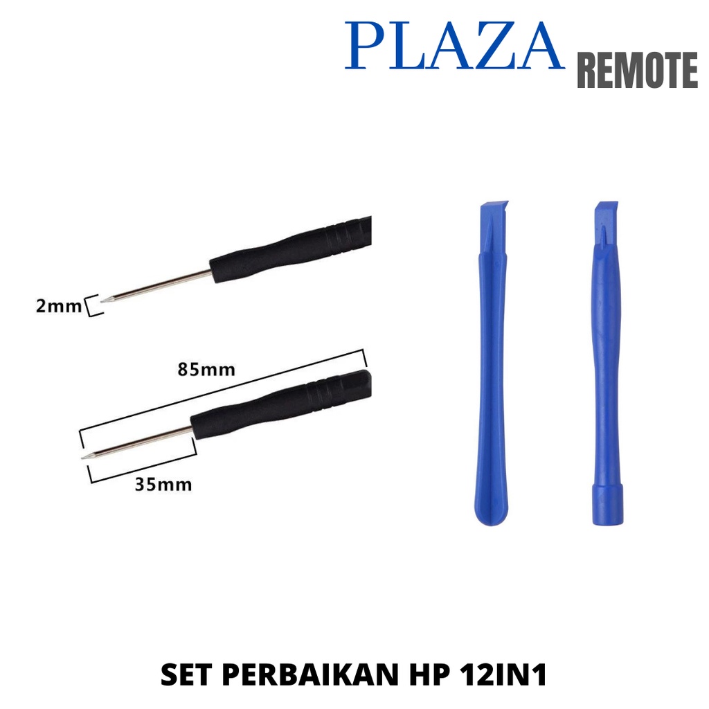 PERALATAN REPARASI HANDPHONE 12IN1 REPAIR TOOL SET REPARASI