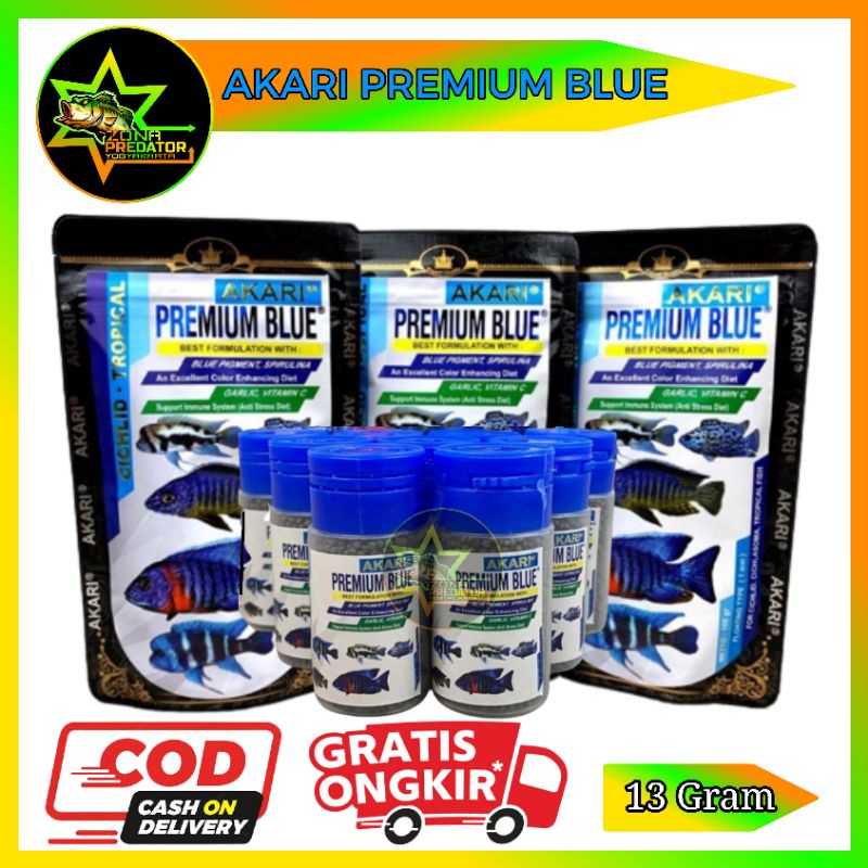 Akari Premium Blue Chiclid Repack 13 Gram