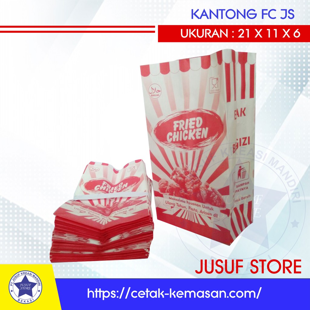 KANTONG FRIED CHICKEN FOOD GRADE @50pcs | Shopee Indonesia