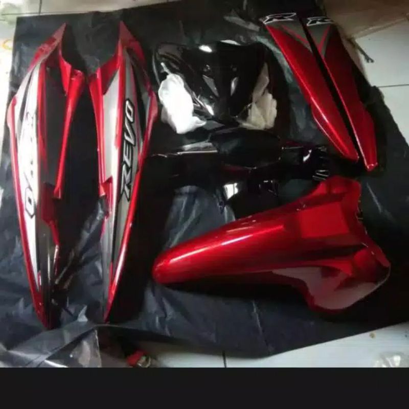 FULL BODY ALUS REVO LAMA/REVO LANCIP PLUS STRIPPING MERAH
