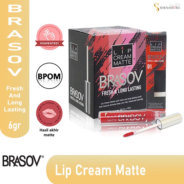 Brasov Makeup Lip Cream Matte 6 Gram