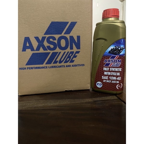 AXSON LUBE FULL SYNTHETIC SAE 10W40 1LTR Manual