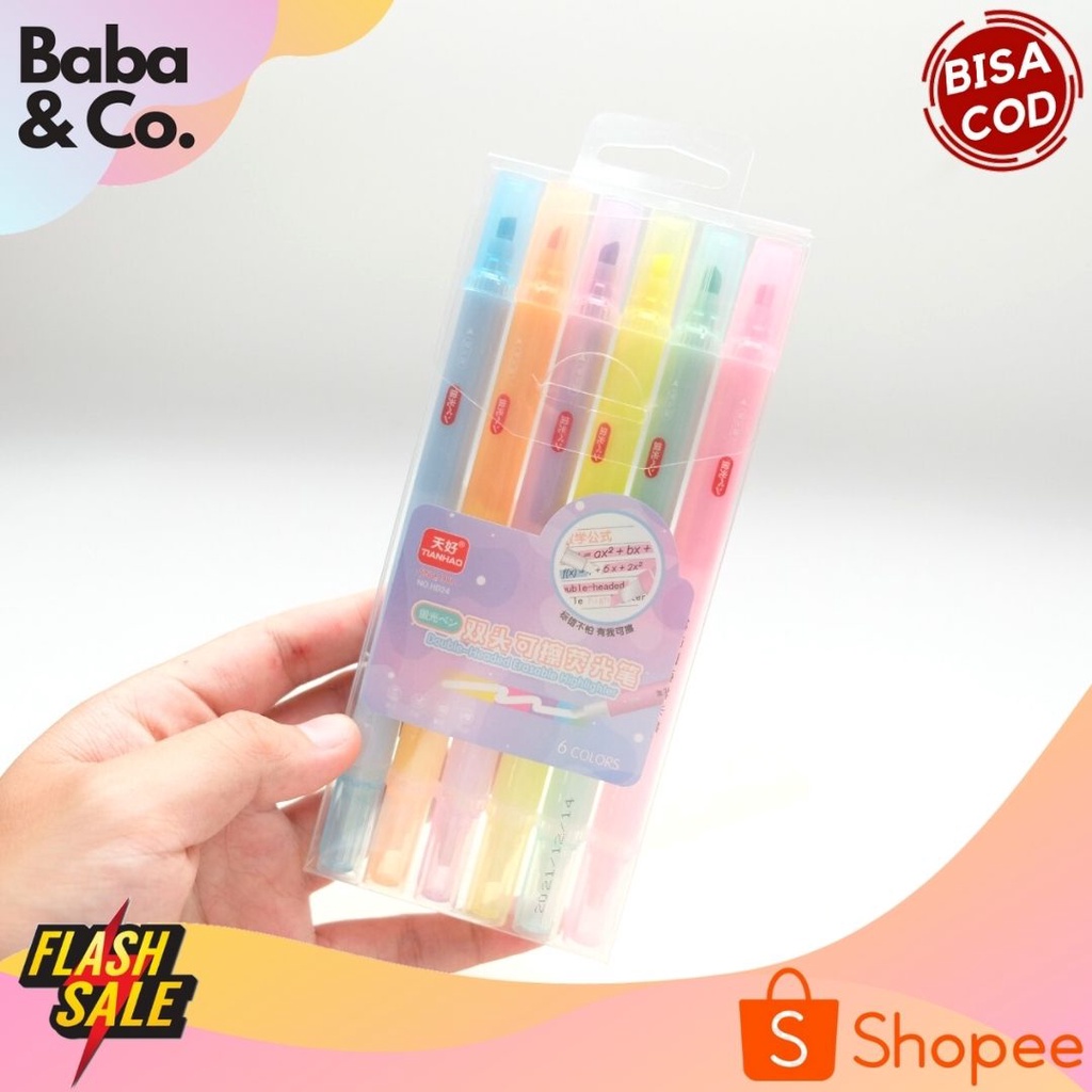 

STABILO PASTEL MEWAH 2 SISI HIGHLIGHTER 2 IN 1 BISA DI HAPUS STABILO MURAH UNIK LUCU ALAT TULIS SEKOLAH ALAT TULIS KANTOR ATK MURAH BISA COD