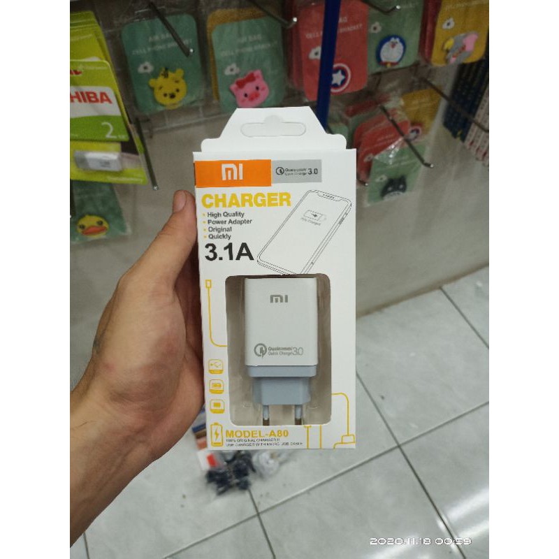Tc Travel Charger Brand XIAOMI M-05 1Usb 4A Kwalitas BagusS