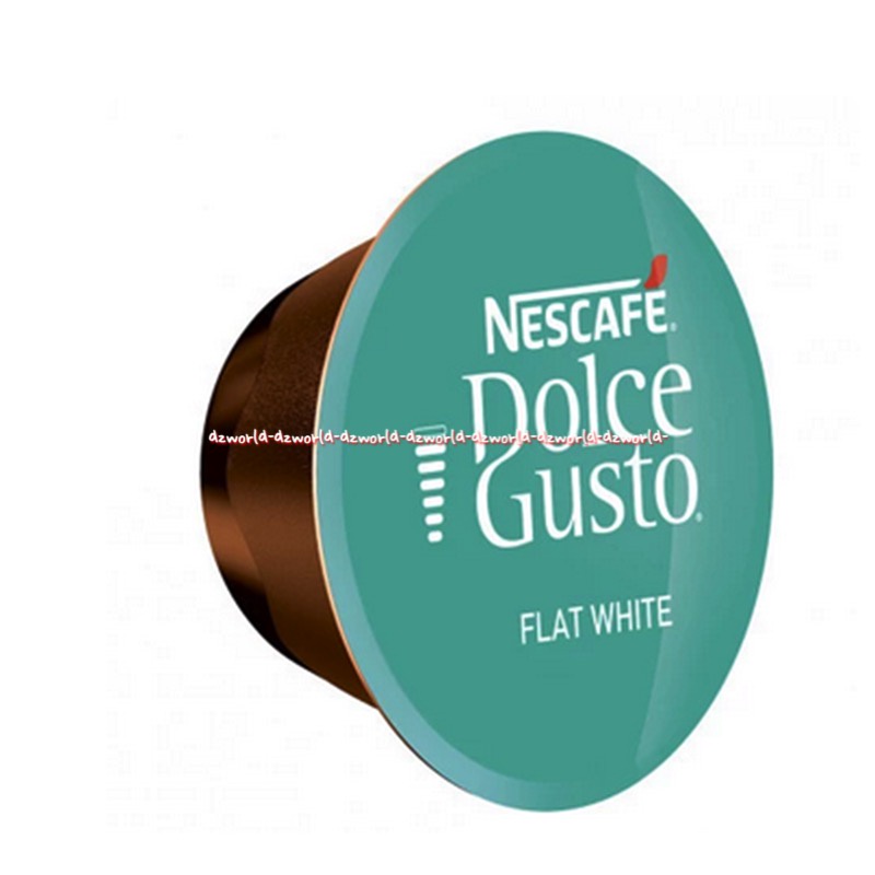 Nescafe Dolce Gusto Flat White 16pods Minuman Karamel White flatwhite Kopi Cair Kopi Kapsul