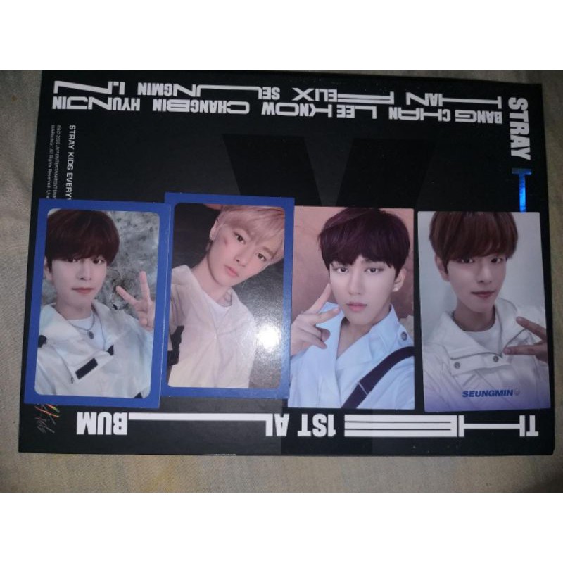 Photocard levanter changbin jeongin seungmin