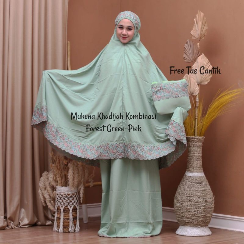 REAL PICT Mukenah khadijah premium mukena katun mikro