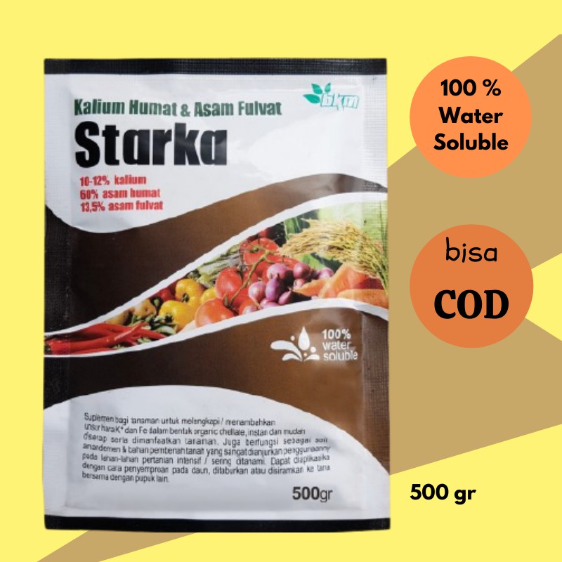 Pupuk Organik Pembenah Tanah Kalium Humat Asam Fulvat STARKA 0.5 Kg