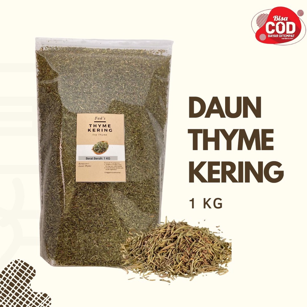 Fad's Italian Herbs 1 kg - Daun Basil Kering 1kg Daun Oregano Kering 1kg Daun Parsley Kering 1kg Daun Peterseli Kering 1kg Daun Rosemary Kering 1kg Daun Thyme Kering 1kg Italian Spices 1kg Italian Seasoning 1kg