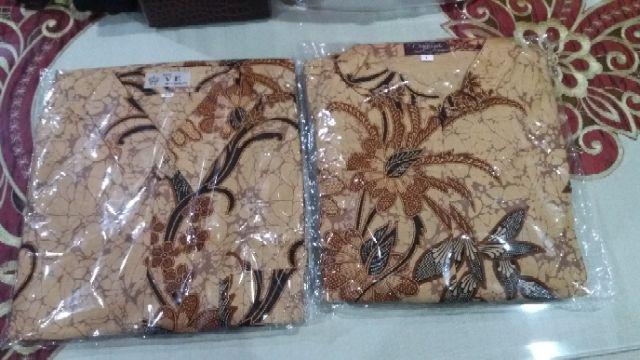 Gamis Batik Sogan Size Standar Dan Jumbo Katun Mataram Primisima Adem Murah