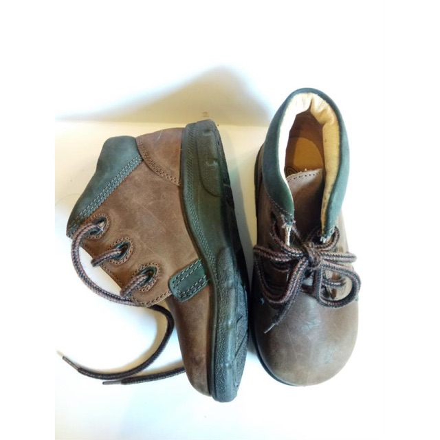 Clarks sepatu boots kulit asli genuine leather shoes anak laki pria Original