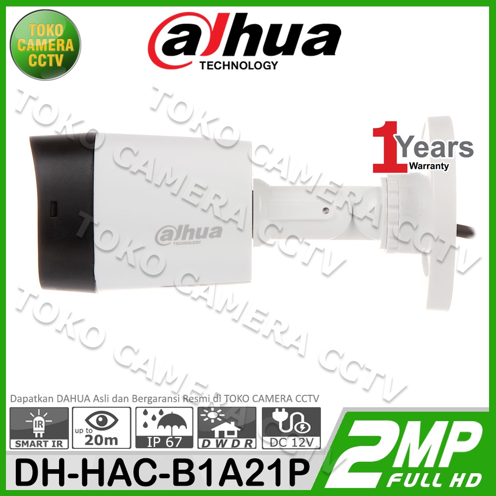 CAMERA CCTV DAHUA 2MP FULL HD 1080P KAMERA CCTV OUTDOOR DAHUA 2MP