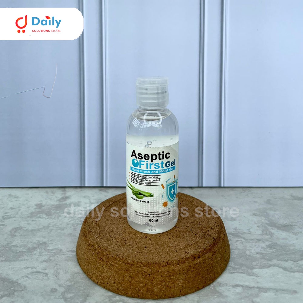 ASEPTIC FIRST HANDSANITIZER GEL 60ML FLIPTOP