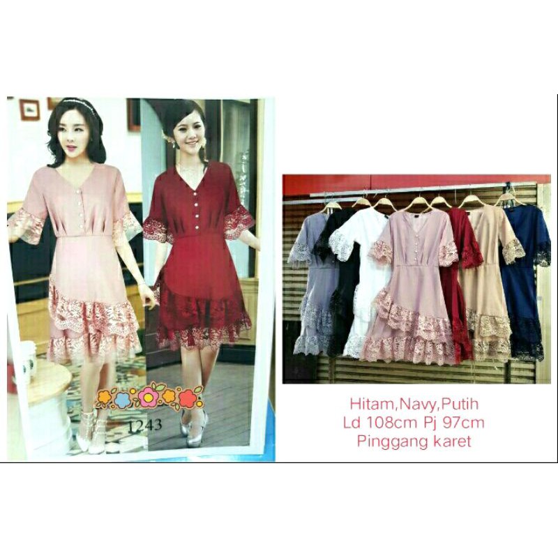 DRESS BANGKOK IMPORT/ DRESS MANNE BANGKOK/ DRESS WANITA