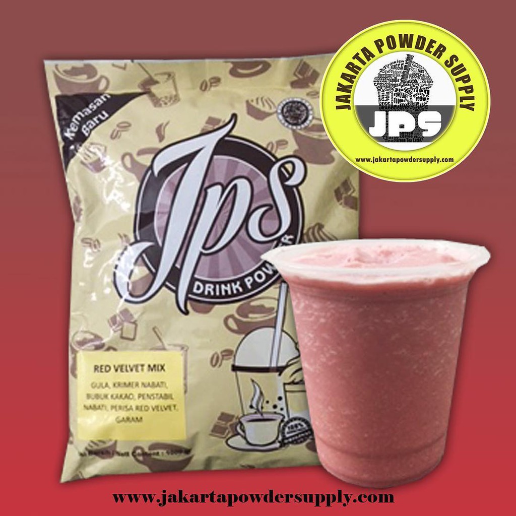 

Bubuk Minuman/ Powder Drink/ Bubble Drink Rasa Red Velvet Mix Gula