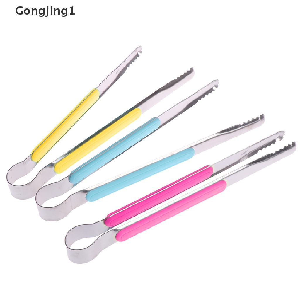 Gongjing1 Tongs Capitan Makanan Bahan Stainless Steel Untuk Daging / Salad / BBQ