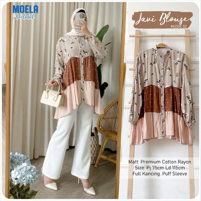 JOVI BLOUSE PREMIUM CATTON RAYON BY MOELA