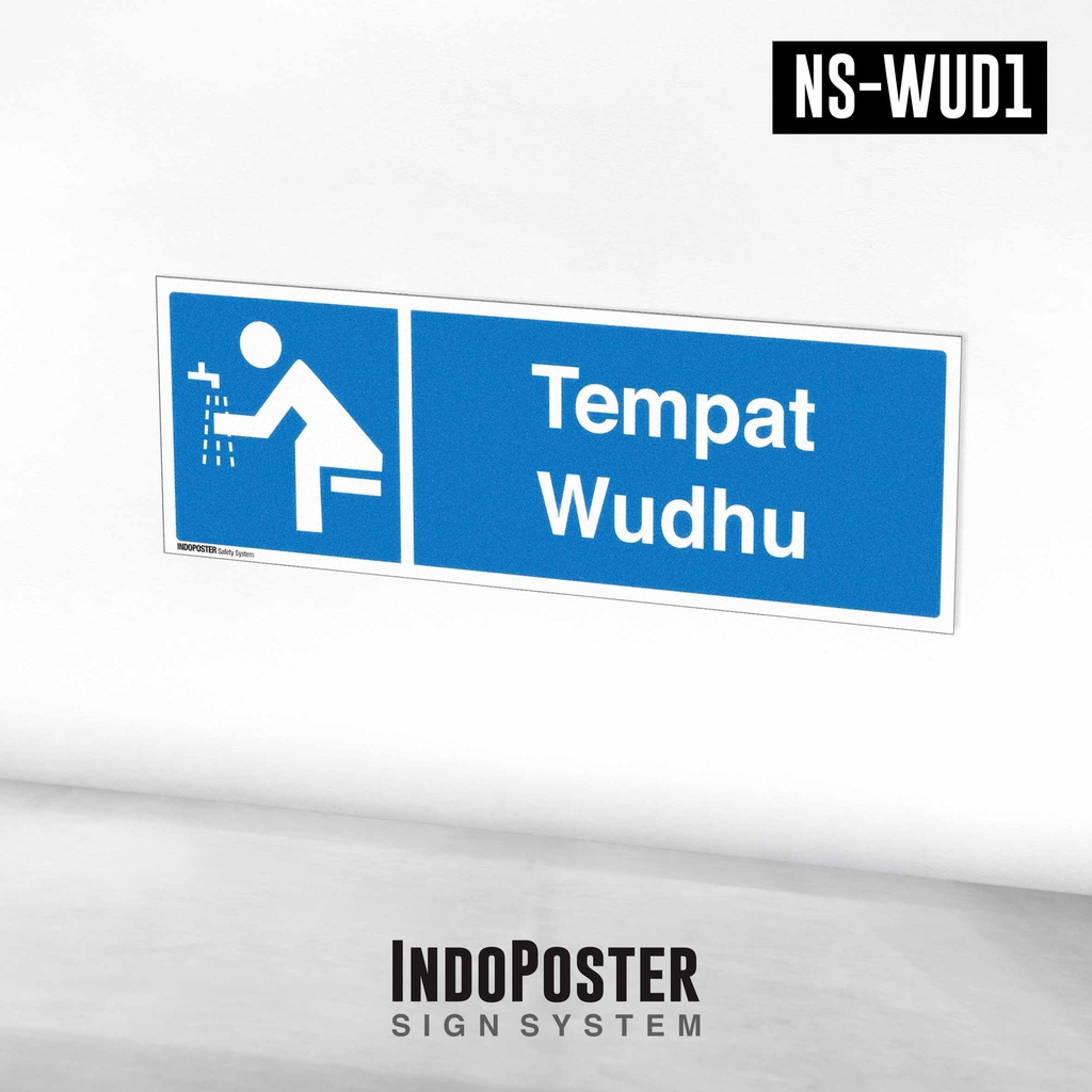 

Stiker Sign Tempat Wudhu