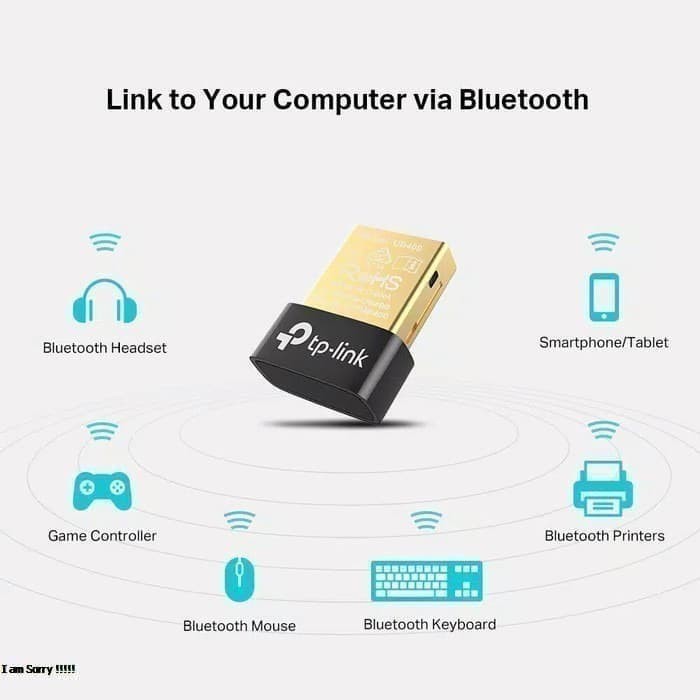 TP-Link Bluetooth 4.0 Dongle USB Nano UB400 Adapter PC Wireless ver1.1