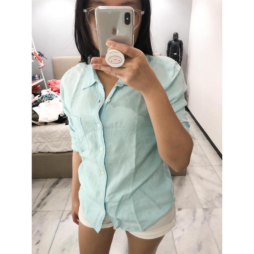 kemeja branded GAP original wanita | preloved