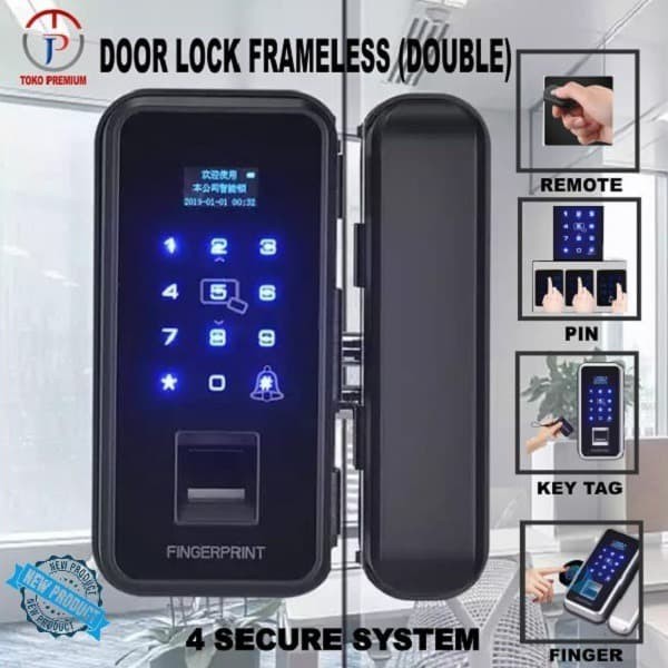 Ready - Digital Finger Print Door Lock / Access Control / Kunci Pintu - Pintu Sliding