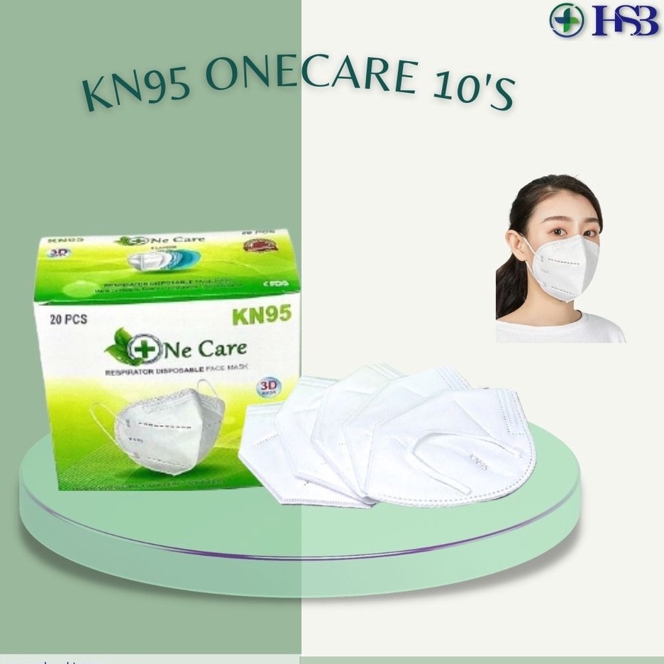 KN95 One-Care Disposable Face Mask Earloop Putih