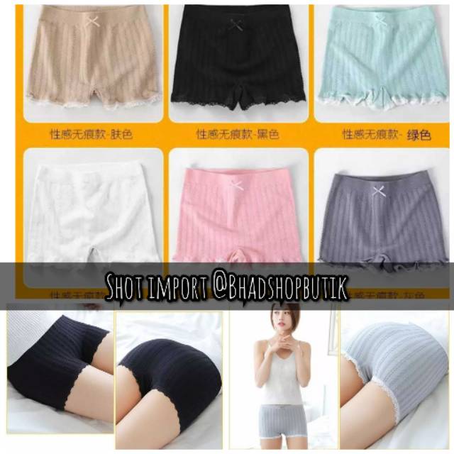 Shot import korea //celana dalam wanita import