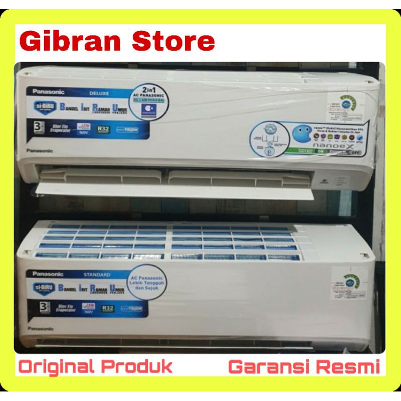 PANASONIC AC 1/2 PK SI BIRU CS/CU-LN12UKJ / CS/CU LN12UKJ / CS/CU LN 12 UKJ STANDART LOW VOLTAGE