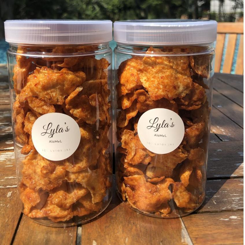 

TEERLARIS LYLAS Emping Nagih in JAR (200gr)