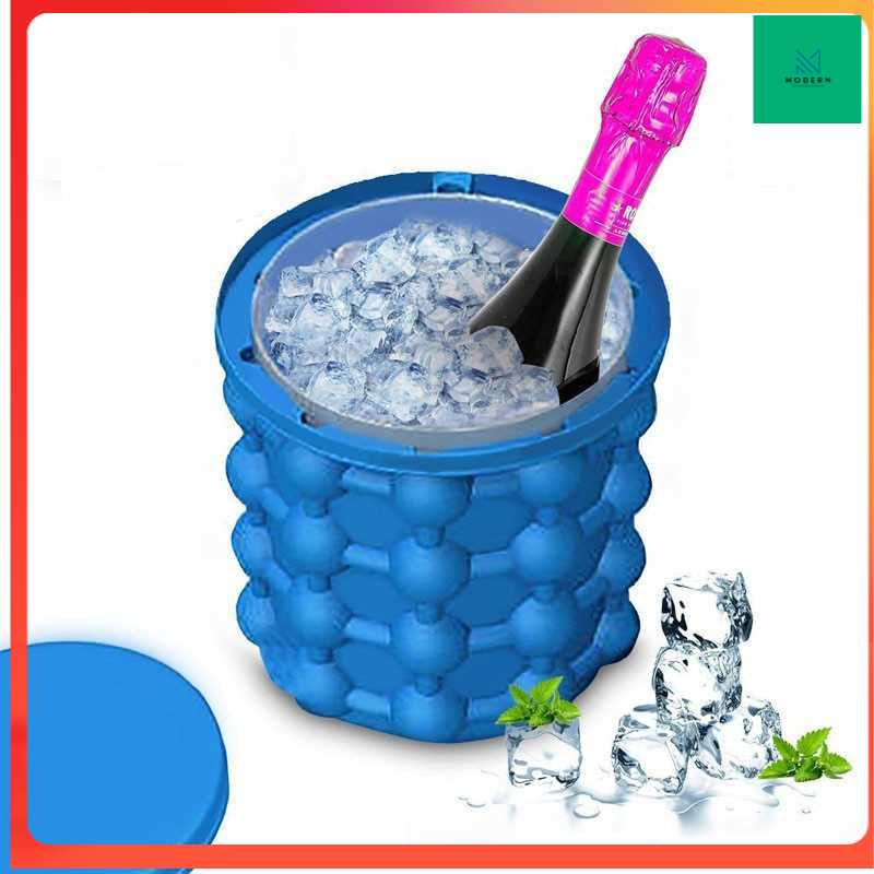 TD-DA Ice Genie Pencetak Es Batu Ice Cube Maker 3D Silicone Mold - C01